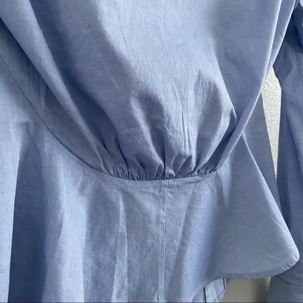 Button Down With Peplum Back - image 3